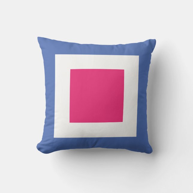 International Flag Code pillow- Letter W (Whiskey) Cushion (Front)