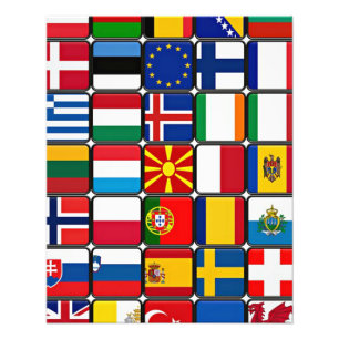 International Flag Collection Photo Print