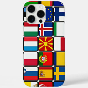 International flag collection, world flags iPhone 16 pro max case