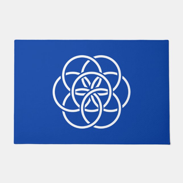 International Flag of Earth Doormat (Front)