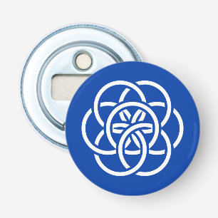 International Flag of Planet Earth Bottle Opener