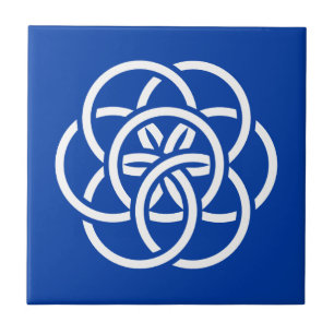 International Flag of Planet Earth Ceramic Tile