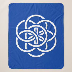 International Flag of Planet Earth Sherpa Blanket