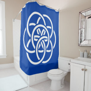 International Flag of Planet Earth Shower Curtain