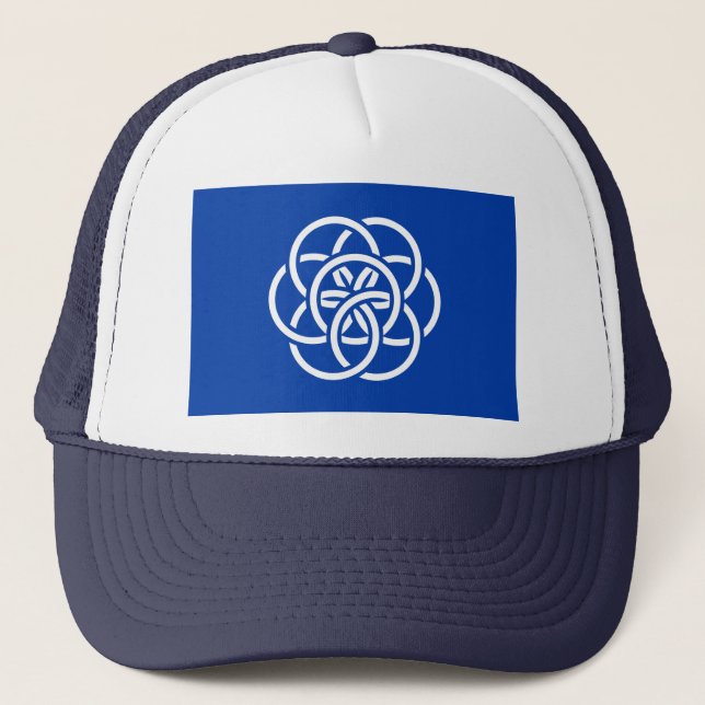 International Flag of Planet Earth Trucker Hat (Front)