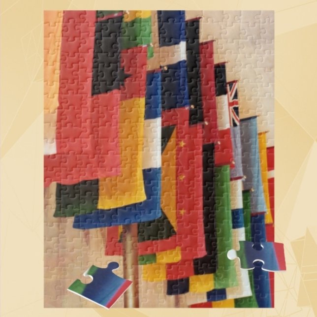 International Flags of the World Photographic Jigsaw Puzzle (Creator Uploaded)