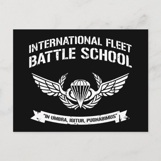 International Fleet Battle School Ender Postcard (Front)