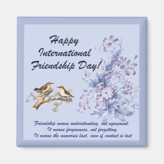 International Friendship Day. Magnet