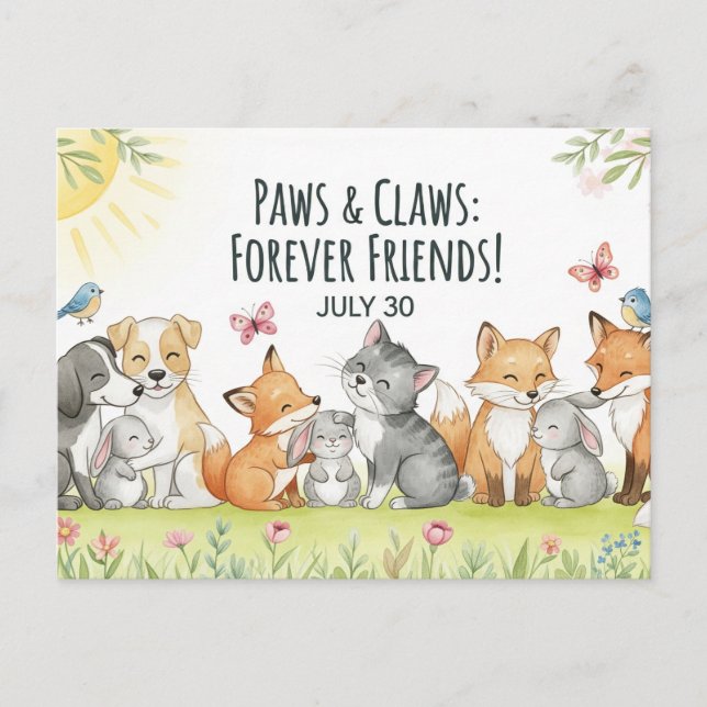 International Friendship Day Postcard (Front)