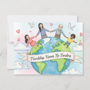 International Friendship Day Postcard