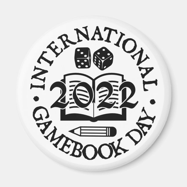 International Gamebook Day 2022 Magnet! Magnet (Front)
