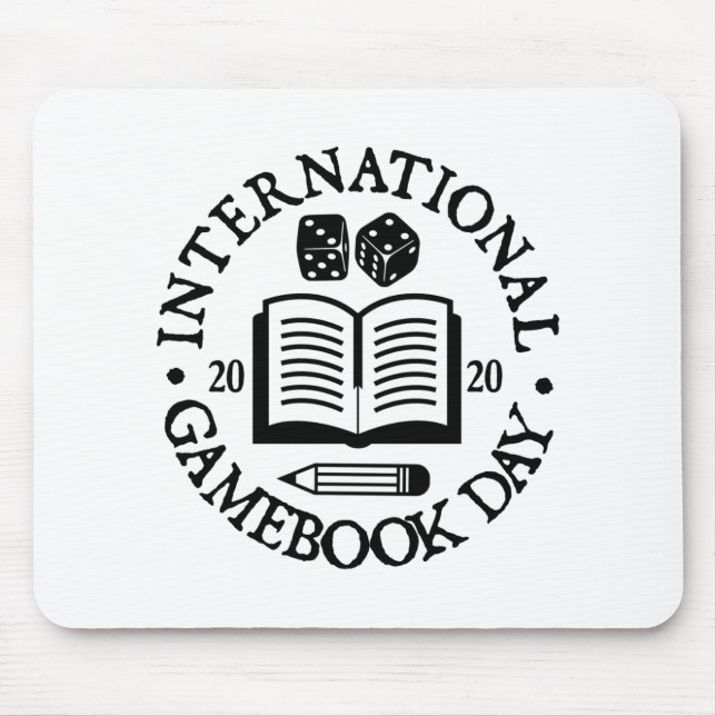 International Gamebook Day Mouse Mat (Front)