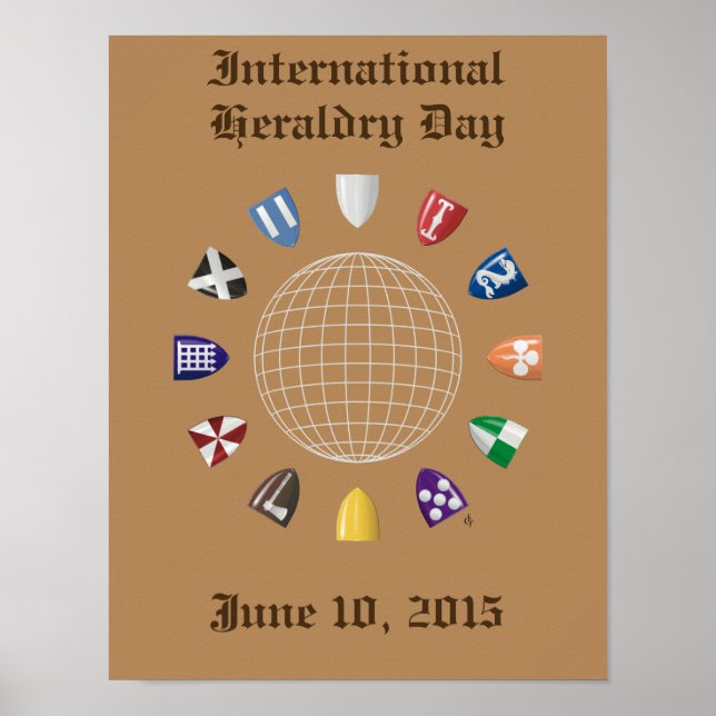 International Heraldry Day 2015 Poster (Front)