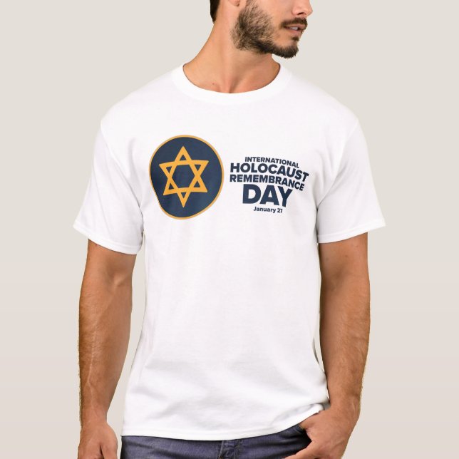 International Holocaust Remembrance Day Logo T-Shirt (Front)