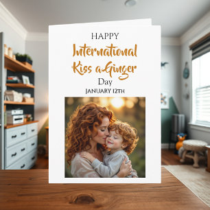 International Kiss a Ginger Day January 12th Card