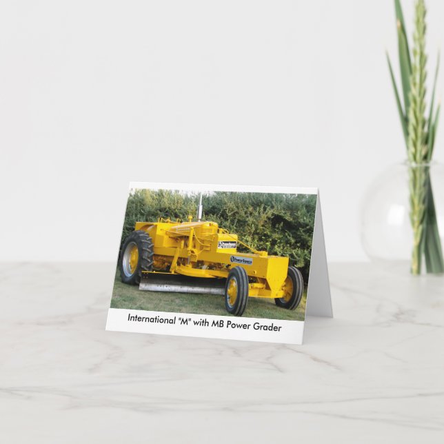International "M" with MB Power Grader Card (Front)