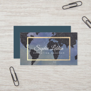 International map marketing manager business card