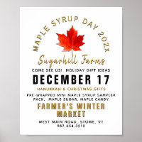 International Maple Syrup Day Promotional Poster