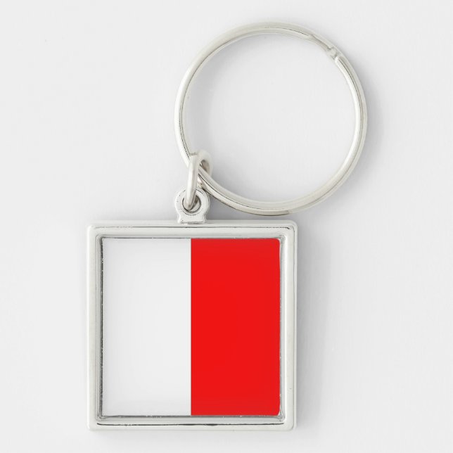 International maritime signal flag letter nautical key ring (Front)