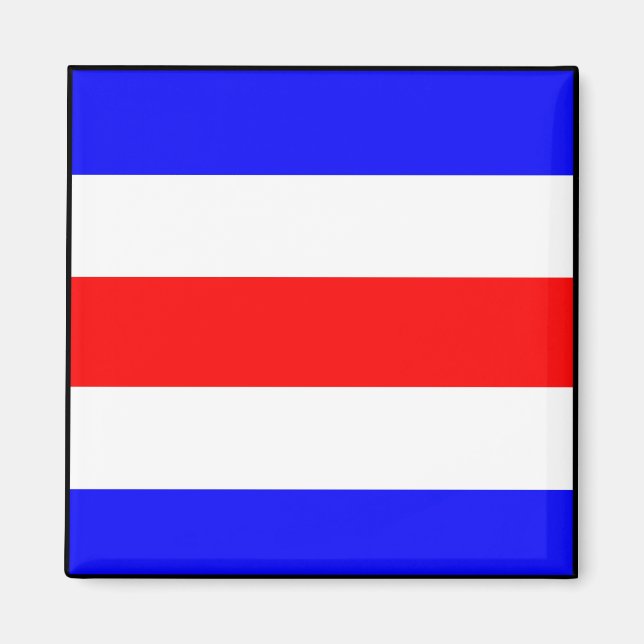 International maritime signal flag letter nautical magnet (Front)