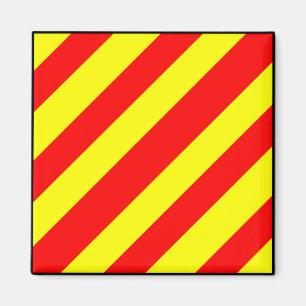 International maritime signal flag letter nautical magnet