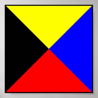 International maritime signal flag letter nautical