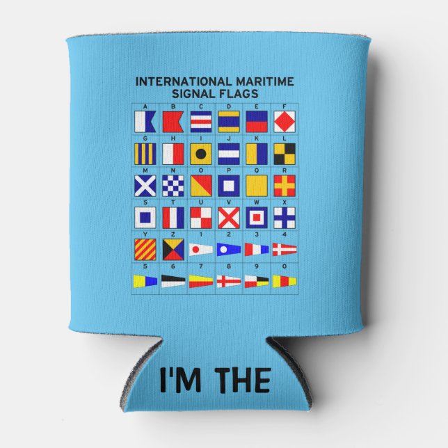 International Maritime Signal Flags Can Cooler (Front)