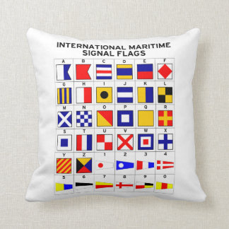 International Maritime Signal Flags Cushion
