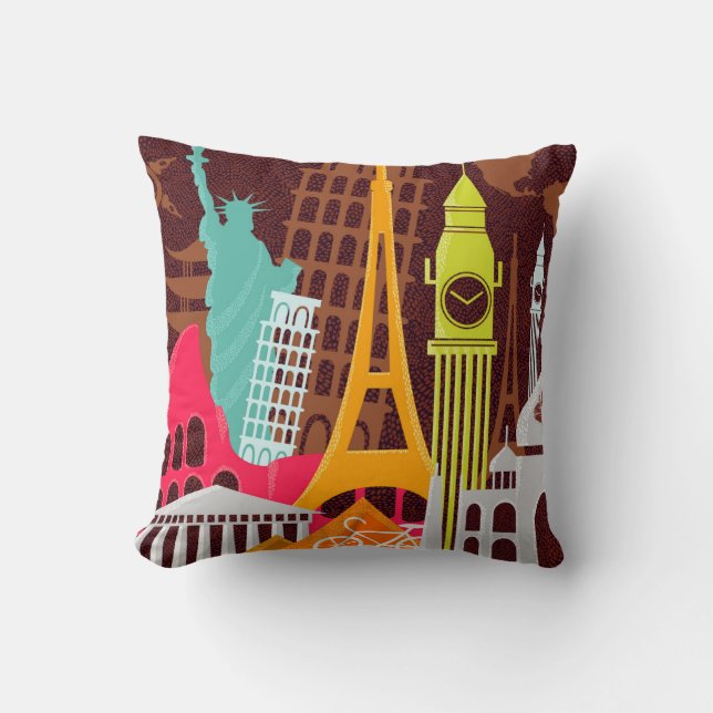 International Monuments Cushion (Front)