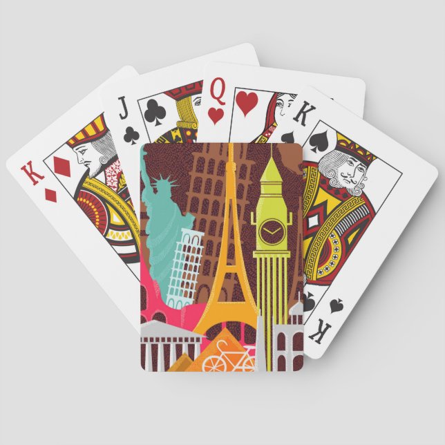 International Monuments Playing Cards (Back)