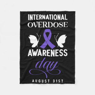 International Overdose Awareness Day 1 Fleece Blanket