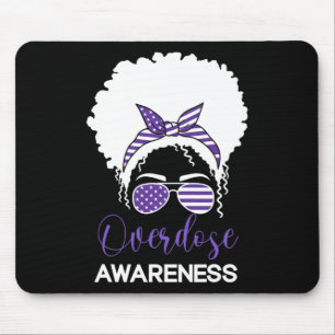 International Overdose Awareness Day 2022 Purple R Mouse Pad