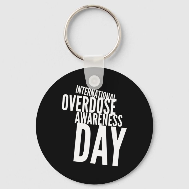 International Overdose Awareness Day 2 Key Ring (Front)