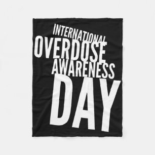 International Overdose Awareness Day 5 Fleece Blanket