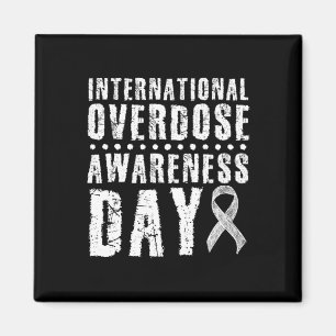 International Overdose Awareness Day I Wear Purple Magnet