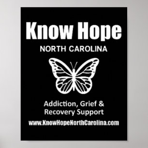 International Overdose Awareness Day Know Hope Poster