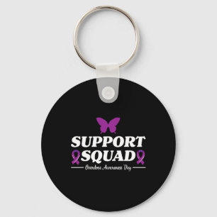 International Overdose Awareness Day Mum Ribbon Su Key Ring