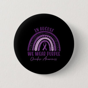 International Overdose Awareness Day Purple Boho R 6 Cm Round Badge
