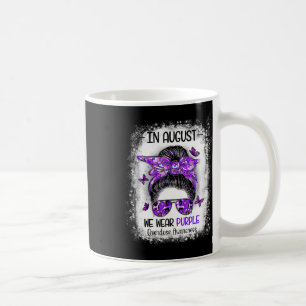 International Overdose Awareness Day Purple Messy  Coffee Mug