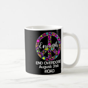 International Overdose Awareness Day Purple Peace  Coffee Mug