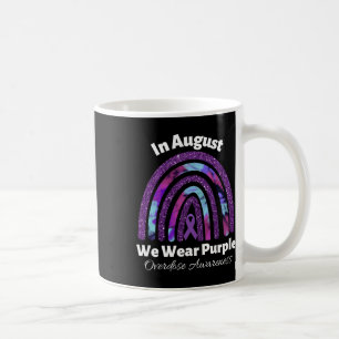 International Overdose Awareness Day Purple Rainbo Coffee Mug