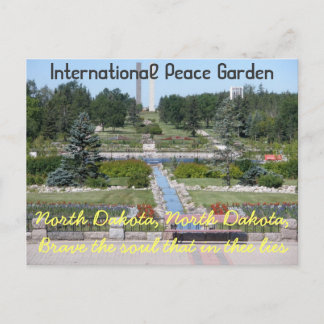 International Peace Garden/ North Dakota Postcard