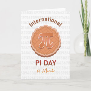 International Pi Day Card