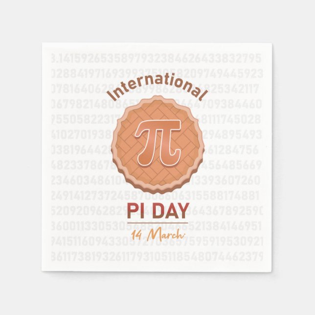 International Pi Day Napkin (Front)