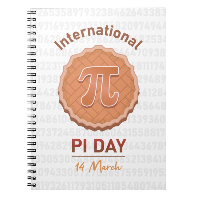International Pi Day Notebook (Front)