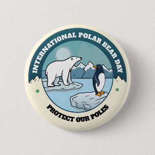 International Polar Day 6 Cm Round Badge