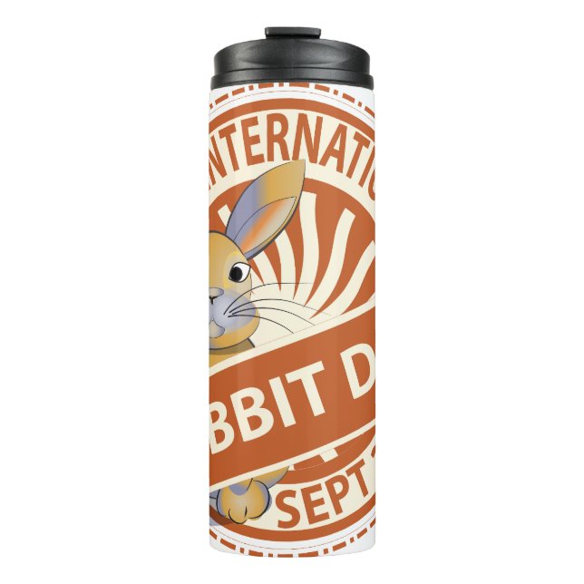 International Rabbit Day Sign Tumbler (Front)