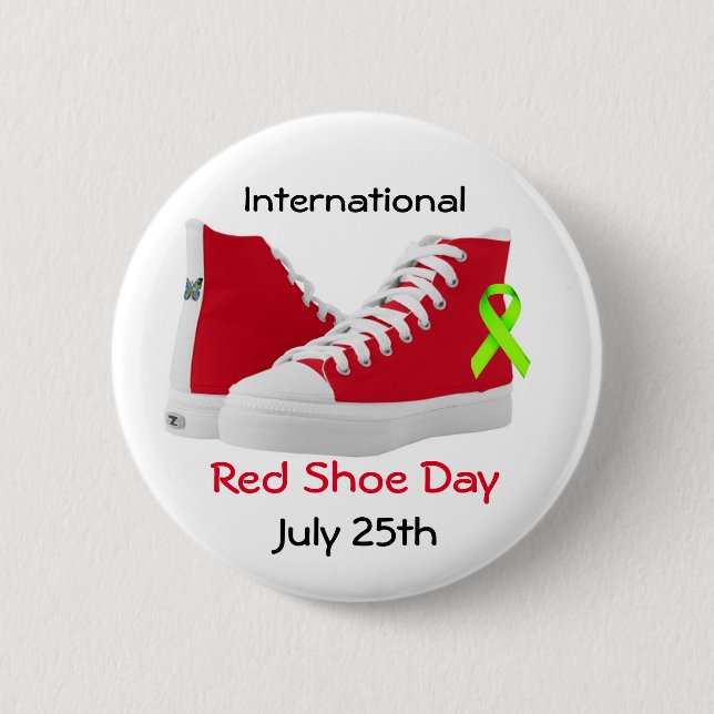 International Red Shoe Day Button (Front)