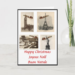 International Santa Christmas Card