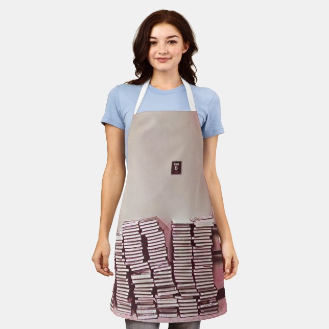 International school library day gift idea apron (Worn)